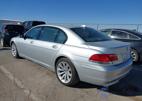 2007 BMW 750Li z USA, uszkodzony, nr VIN WBAHN83537DT72703